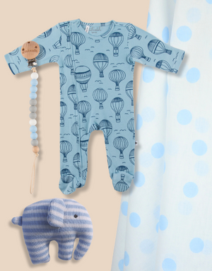 Blue Nap Time Essentials Baby Bundle - Marmalade Lion