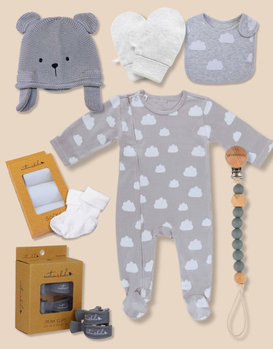 Grey Classic Essentials Baby Bundle - Marmalade Lion