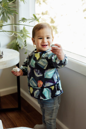 Crystals Long Sleeve Smock - Marmalade Lion