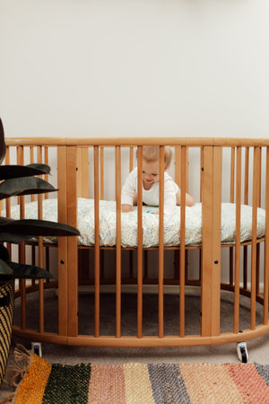 Baby Cot Sheet Amongst the Ferns Expect-A-Spill Sheets - Marmalade Lion