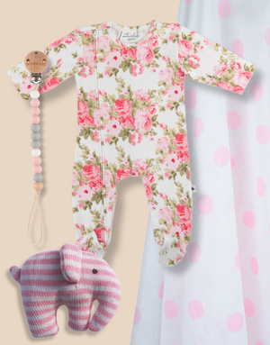 Pink Nap Time Essentials Baby Bundle - Marmalade Lion
