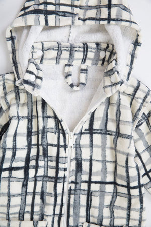 Swedish Check Multi-Purpose Robe - Marmalade Lion