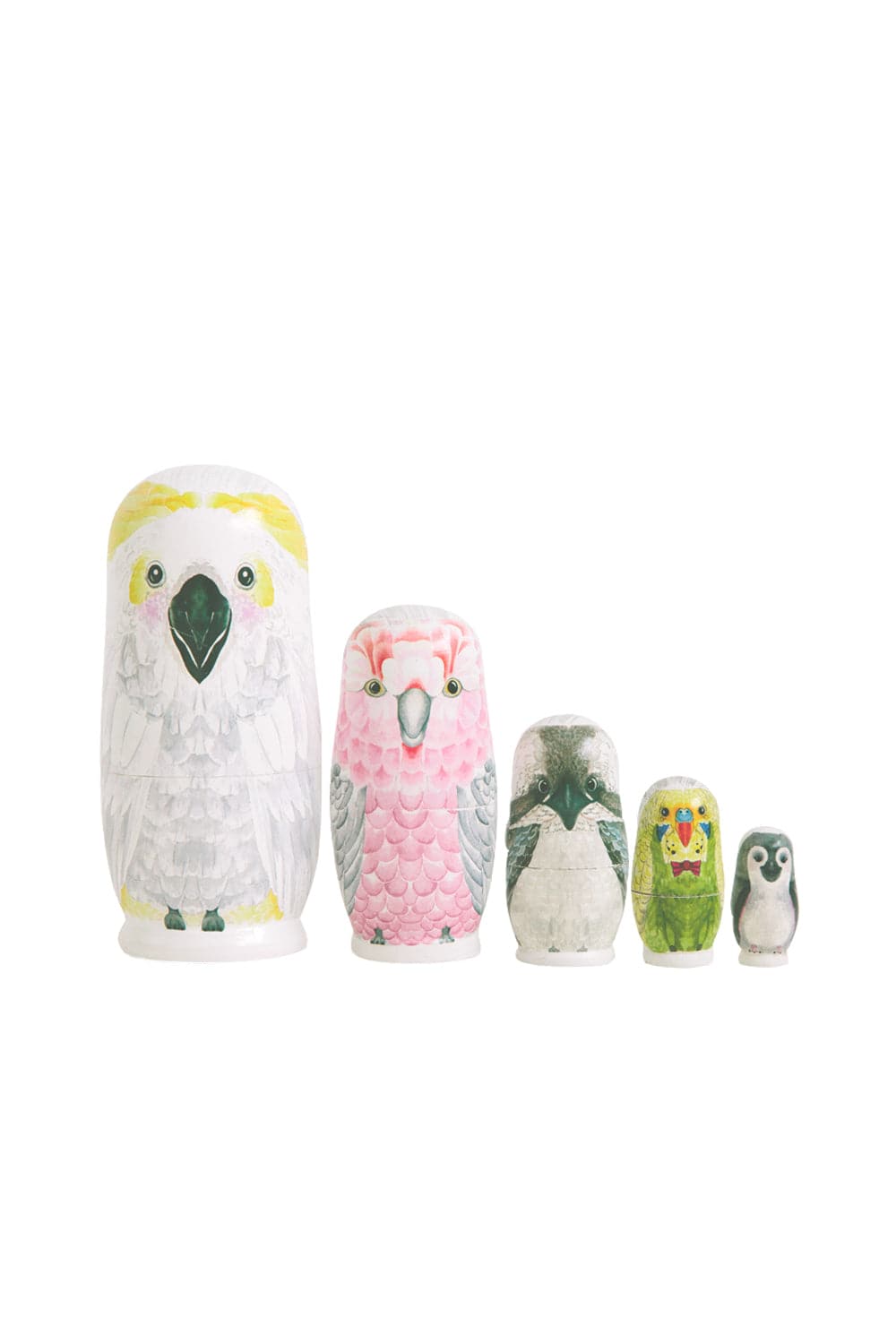 Babushka Nesting Dolls - Australian Bird - Marmalade Lion