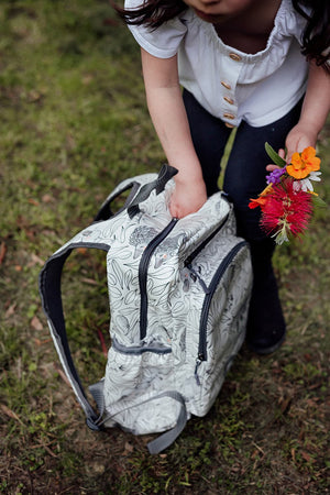 Cuddly Faces Expect-A-Spill Backpack - Marmalade Lion