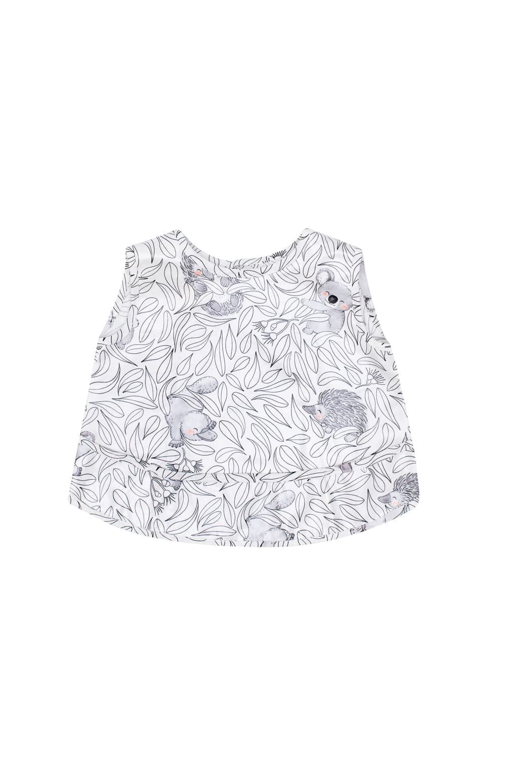 Cuddly Faces Sleeveless Smock - Marmalade Lion