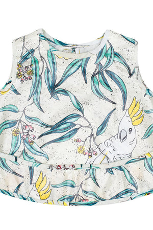 Cockatoo Sleeveless Smock - Marmalade Lion