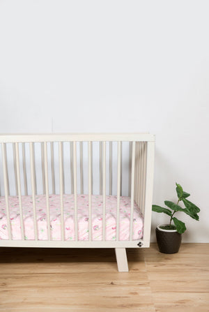 Baby Cot Sheet - Power of Positivity Expect-A-Spill Sheets - Marmalade Lion