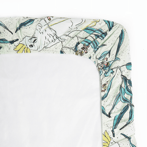 Cockatoo Expect-A-Spill Bassinet Sheet - Marmalade Lion