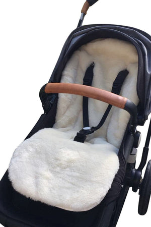 Australian Washable Wool Universal Pram Liner (Cover only) - Marmalade Lion
