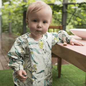 Cockatoo Long Sleeve Smock - Marmalade Lion
