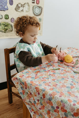 Happy Buttons Toddler Table Cloth - Marmalade Lion