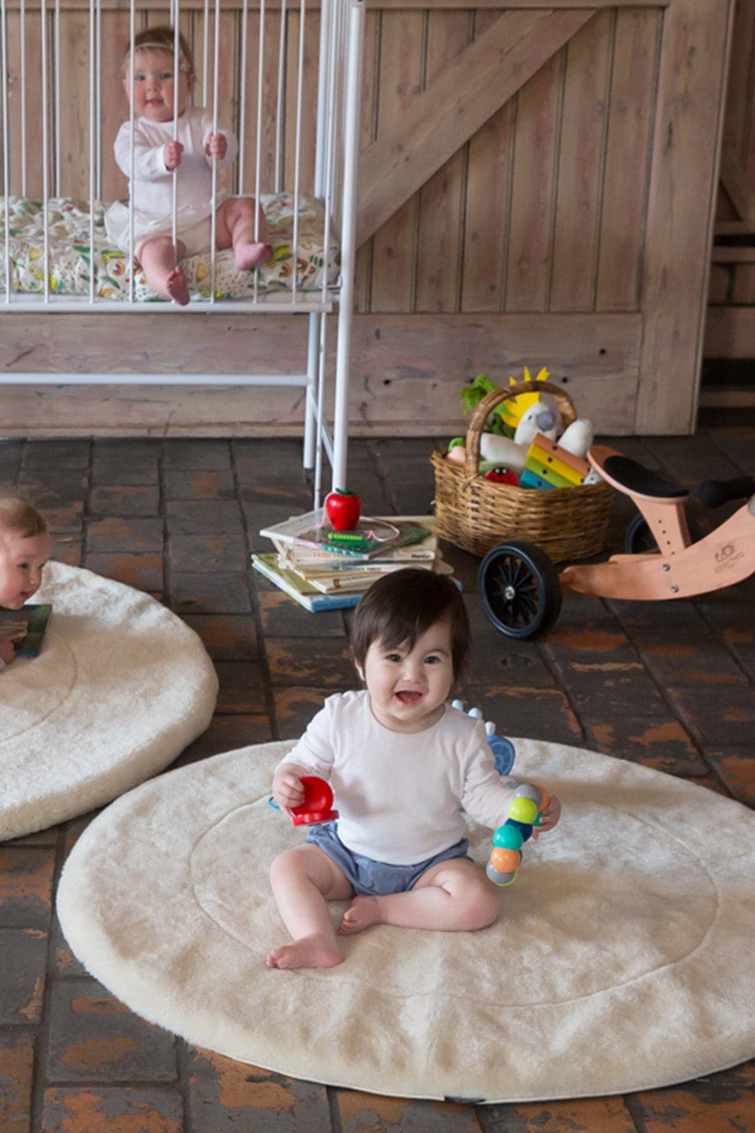 Australian Washable Wool Activity Play Mat Marmalade Lion