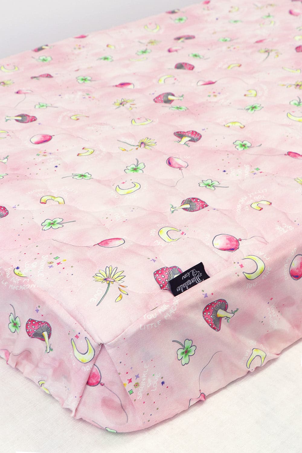 Baby Cot Sheet - Power of Positivity Expect-A-Spill Sheets - Marmalade Lion