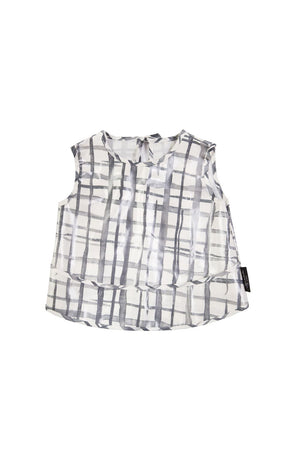 Swedish Check Sleeveless Smock - Marmalade Lion