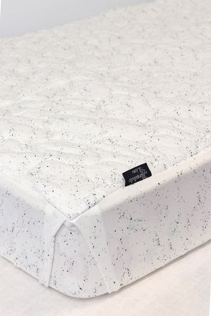 Baby Cot Sheet - Speckled Egg Jersey Expect-A-Spill Sheets - Marmalade Lion