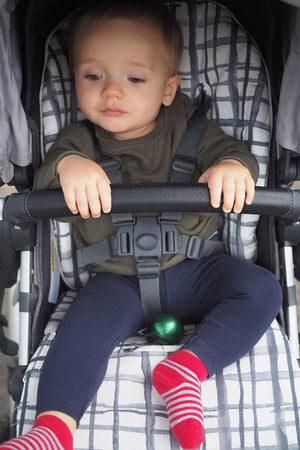 Universal Pram Liner Cover - Swedish Check - Marmalade Lion