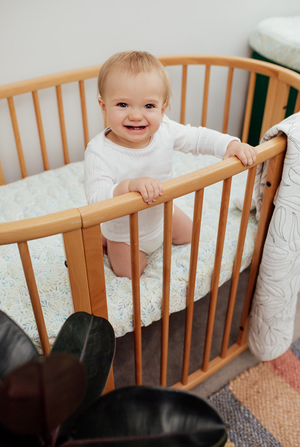 Baby Cot Sheet Amongst the Ferns Expect-A-Spill Sheets - Marmalade Lion