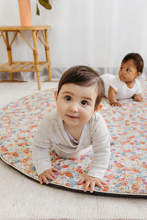 Happy Buttons Baby Play Mat Covers - Marmalade Lion