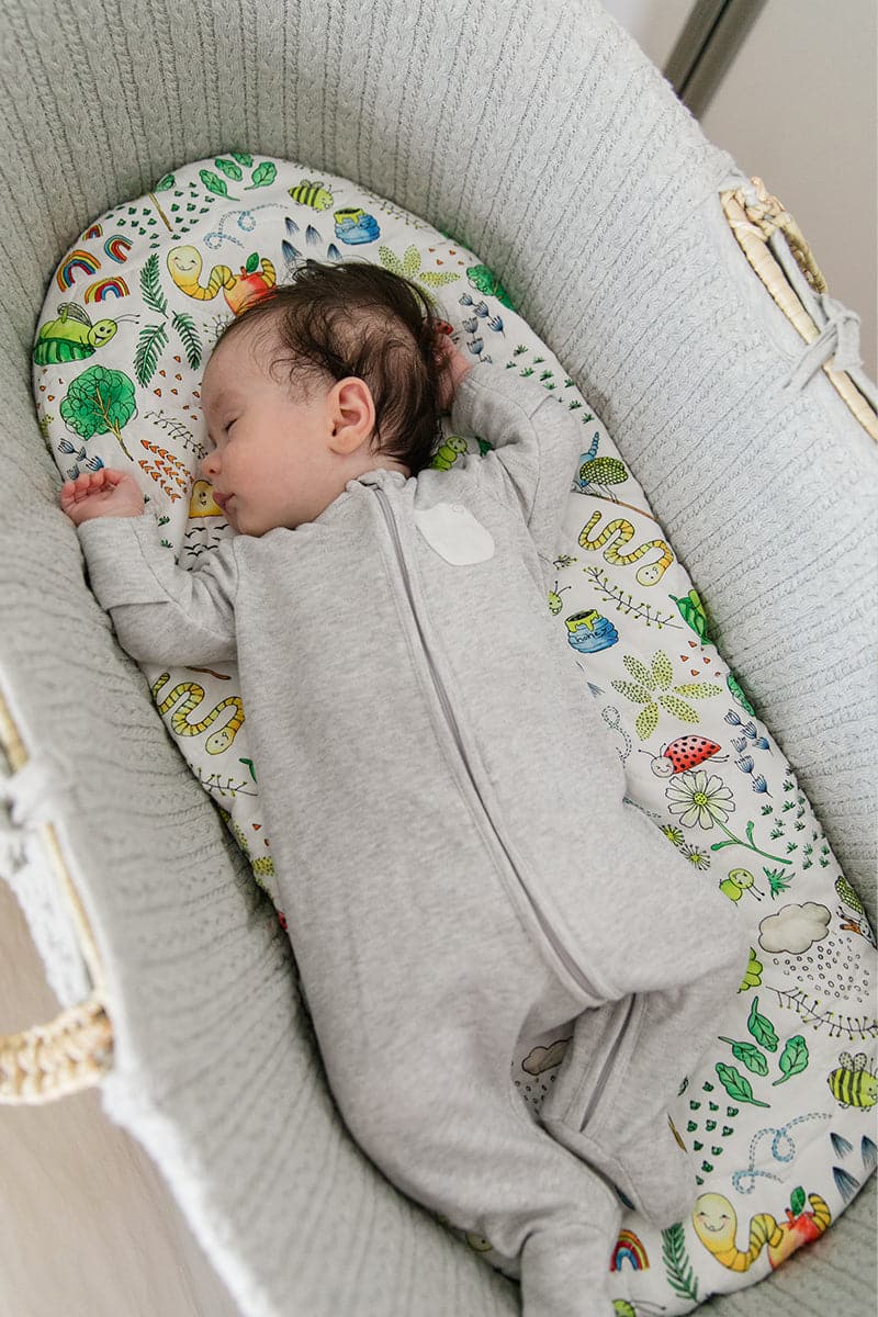 Little Creatures Expect-A-Spill Bassinet Sheet - Marmalade Lion