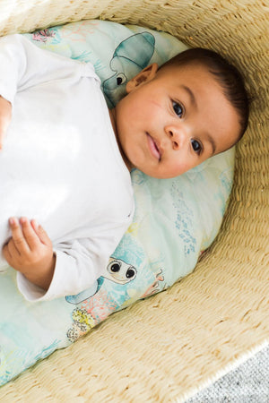 Lady Elliot Island Baby Cot Sheet Expect-A-Spill Sheets - Marmalade Lion