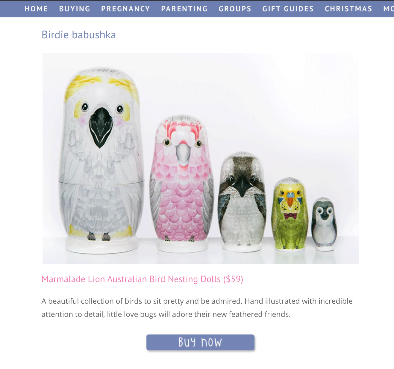 Mum's Grapevine Christmas Gift Ideas for Three Year Olds