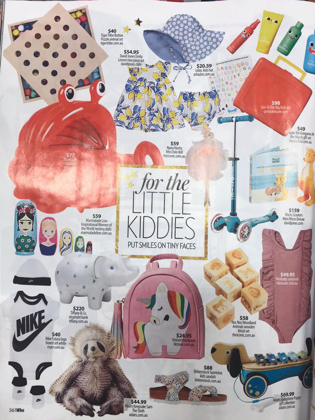 Who Magazine features Inspirational Women of the World Nesting Dolls from Marmalade Lion