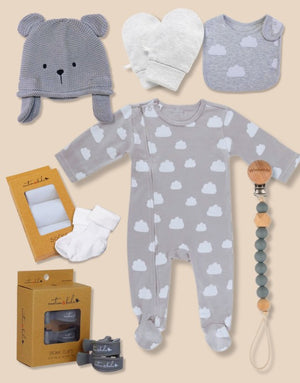 Grey Classic Essentials Baby Bundle - Marmalade Lion