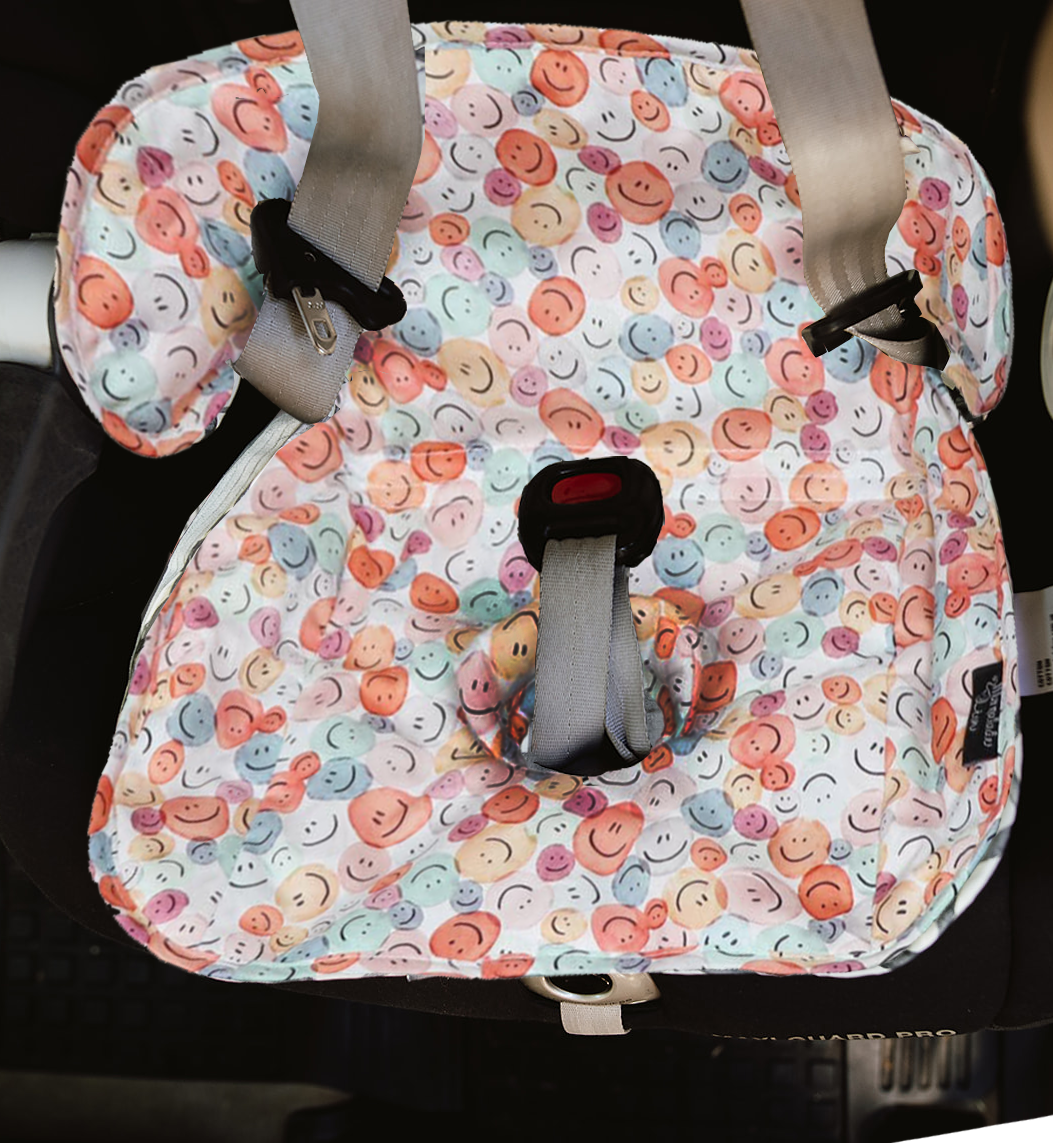 Happy Buttons Seat Pad - Marmalade Lion