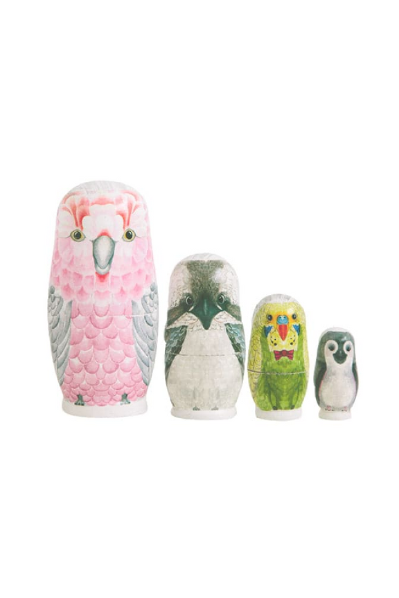 Nesting Dolls Australian Baby Bird Marmalade Lion