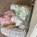 Swedish Check Toddler Couch Cover - Marmalade Lion
