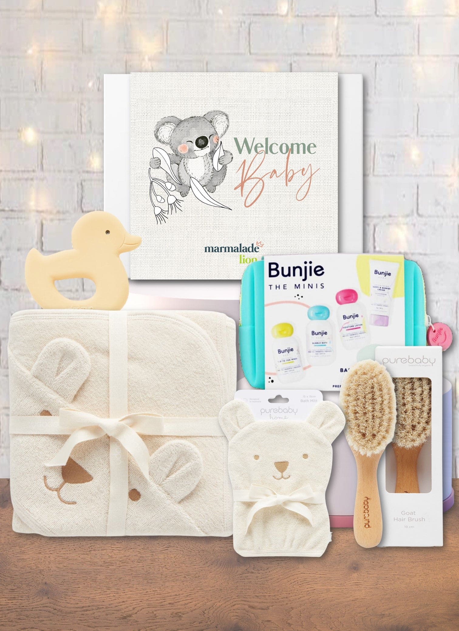 Baby Bathtime Hamper - Marmalade Lion