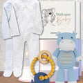 Baby Blue Snuggles & Plush Cuddles Hamper - Marmalade Lion