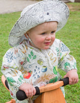 Little Creatures Long Sleeve Smock - Marmalade Lion