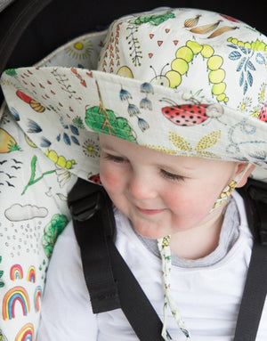 Universal Pram Liner Cover - Little Creatures - Marmalade Lion