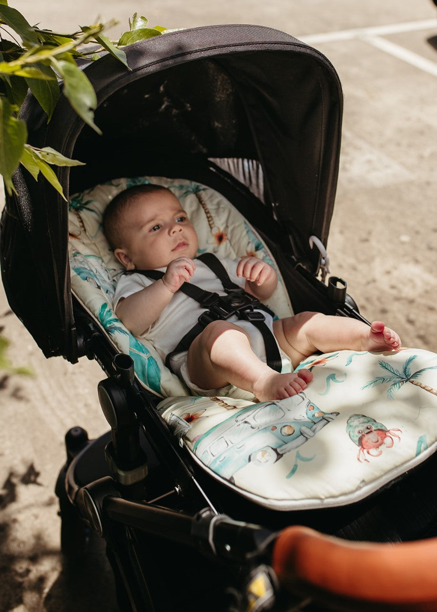 Universal Pram Liner - On the Road Again - Marmalade Lion