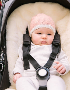 Australian Washable Wool Universal Pram Liner (Cover only) - Marmalade Lion