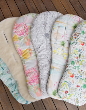 Wool Pram Liner Combo - Marmalade Lion