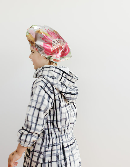 Modern Native Shower Cap - Marmalade Lion