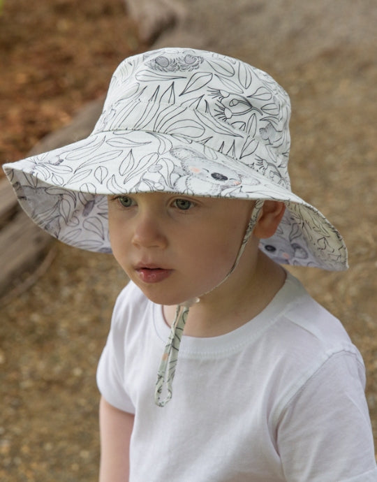 Cuddly Faces Children's Sun Hat - Marmalade Lion