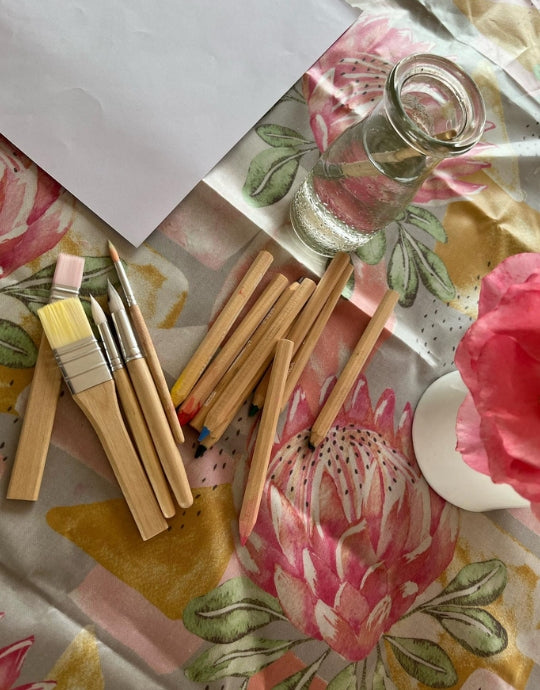 Modern Native Toddler Table Cloth - Marmalade Lion