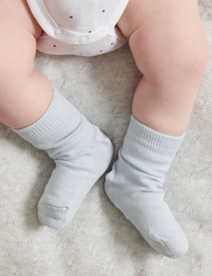 Blue Bundle & Baby Shoes Hamper - Marmalade Lion