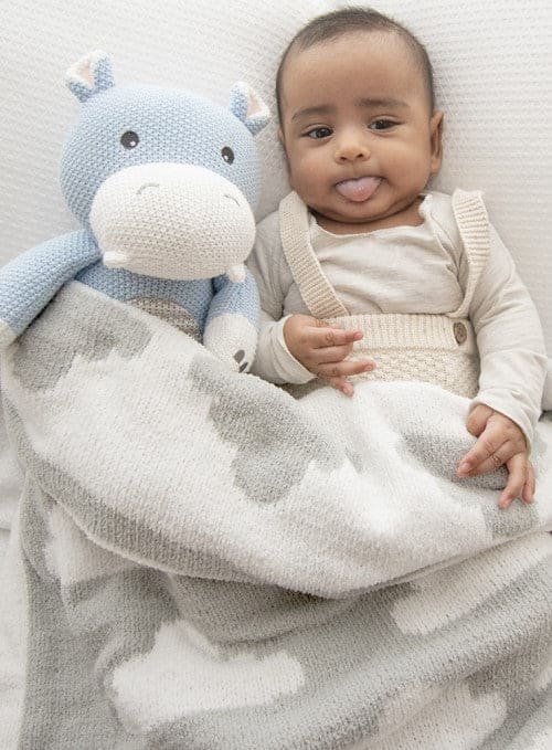 Baby Blue Snuggles & Plush Cuddles Hamper - Marmalade Lion