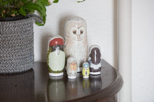 Nesting Babushka Dolls - British Bird - Marmalade Lion