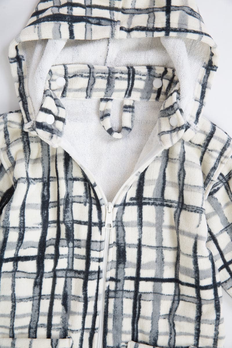 Swedish Check Multi-Purpose Robe - Marmalade Lion