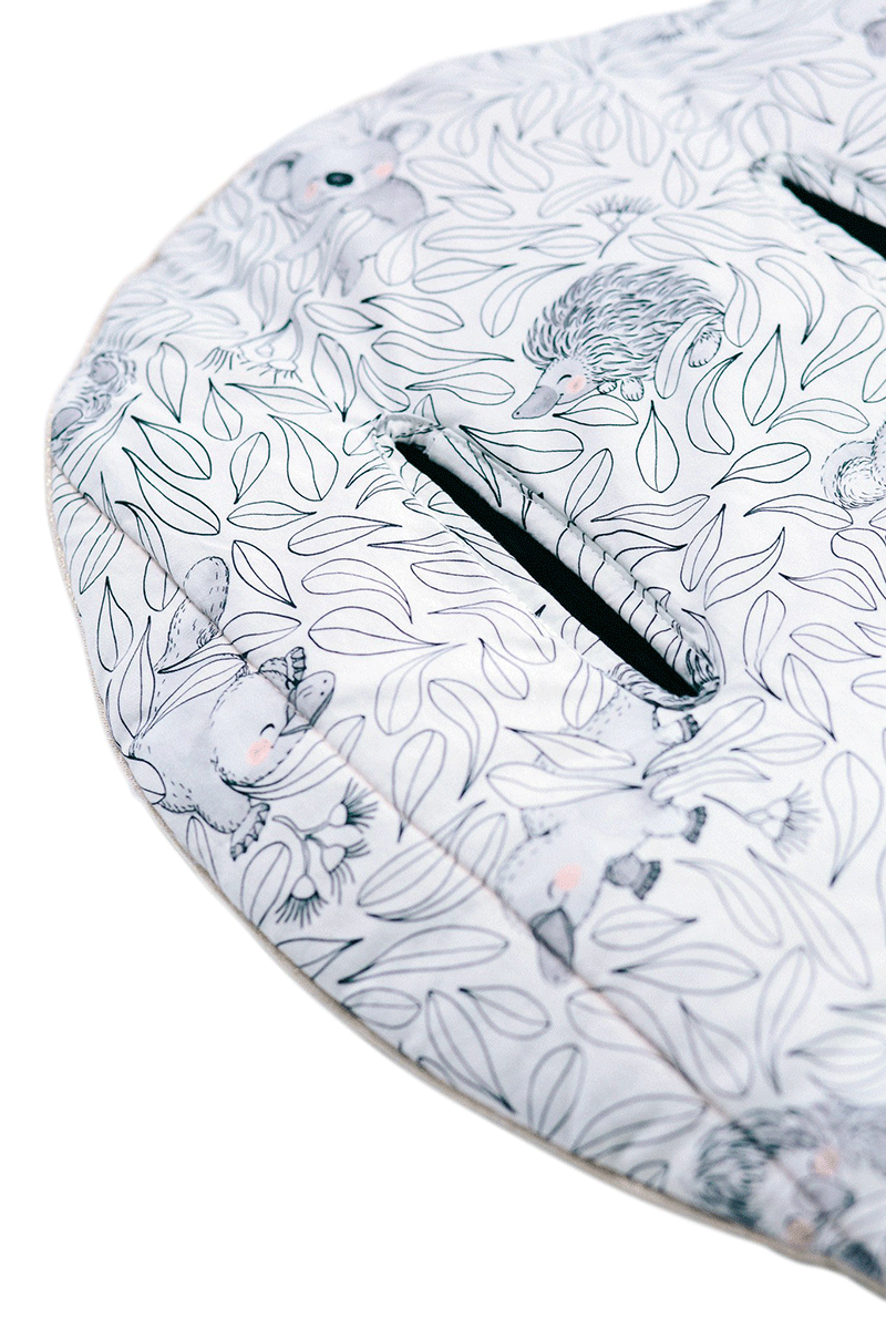 Universal Pram Liner - Cuddly Faces - Marmalade Lion