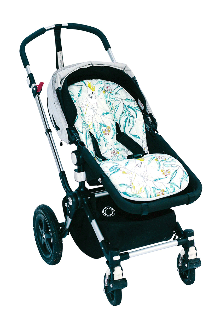Universal Pram Liner Cover - Cockatoo - Marmalade Lion