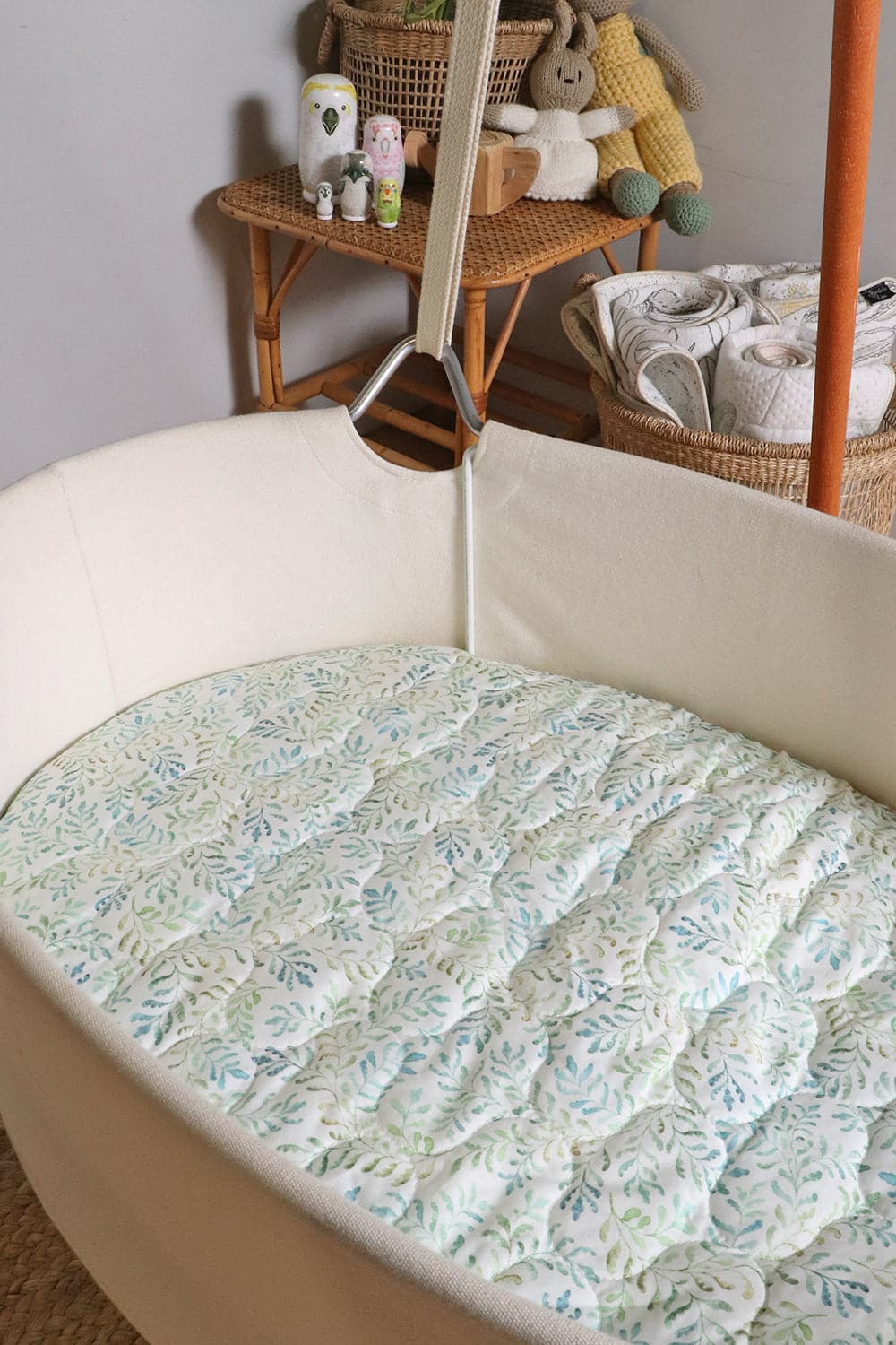 Amongst the Ferns Expect-A-Spill Bassinet Sheet - Marmalade Lion