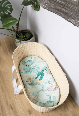 Lady Elliot Island Expect-A-Spill Bassinet Sheet - Marmalade Lion