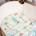 On the Road Again Expect-A-Spill Bassinet Sheet - Marmalade Lion