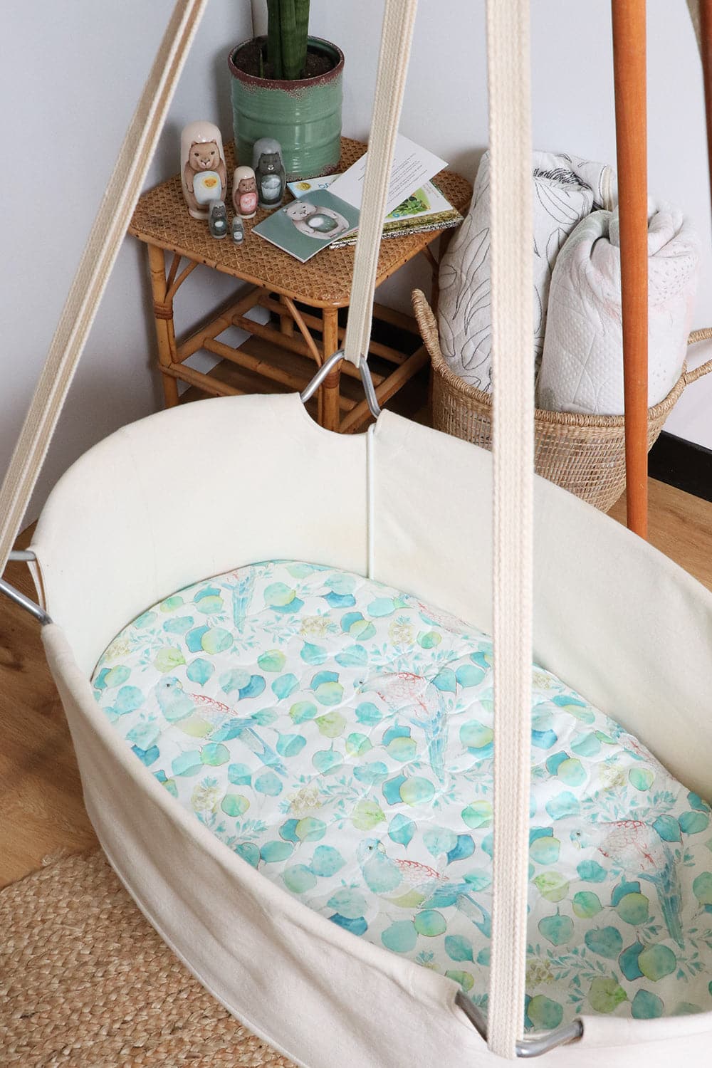 Rosella Expect-A-Spill Bassinet Sheet - Marmalade Lion